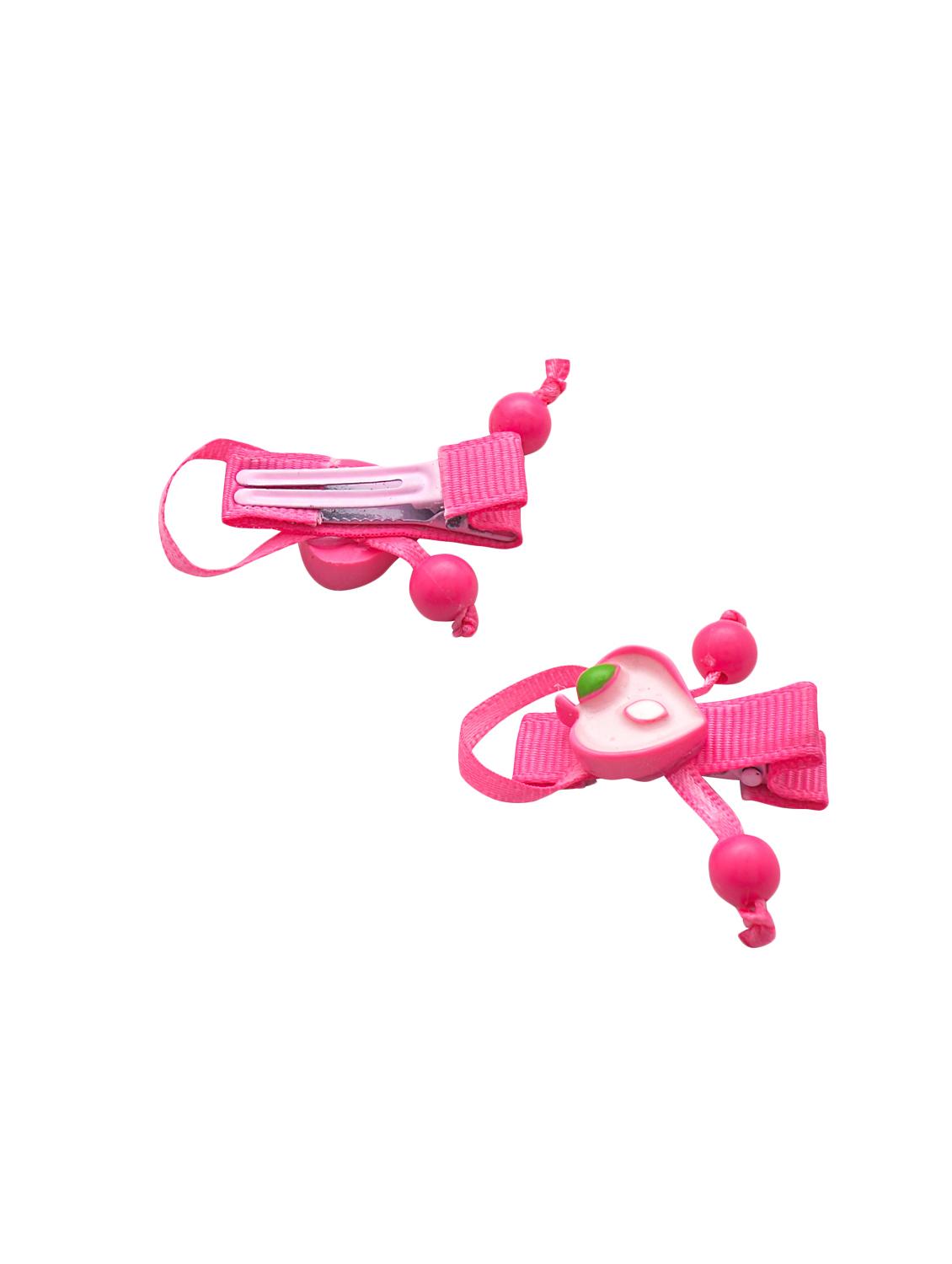 jewelz pair of apple shaped hair clips with multi beads for baby girls - 16542752 - Zoom Image - 2