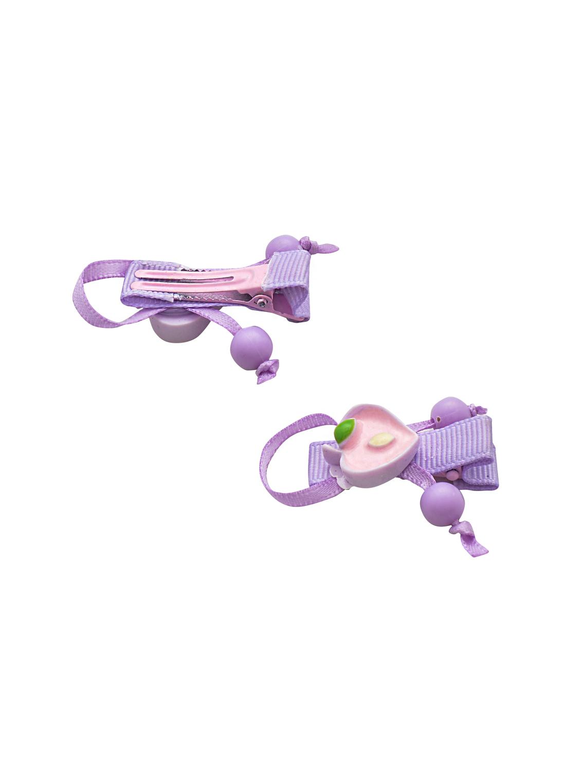 jewelz pair of apple shaped hair clips with multi beads for baby girls - 16542754 - Zoom Image - 2