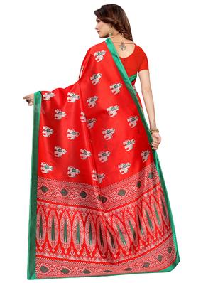 conversational mysore silk saree with blouse - 16542794 - Standard Image - 2