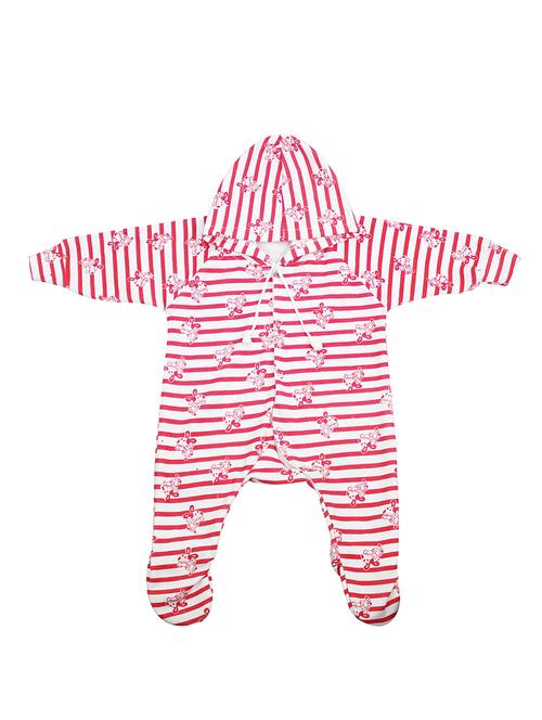red cotton romper - 16543506 - Very Small Image - 1