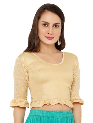 lace solid blouse - 16543693 - Standard Image - 2