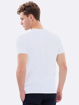 white front print t-shirt - 16543756 - Standard Image - 2