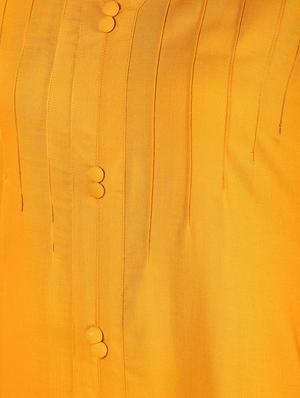 solid a-line kurta - 16544544 - Standard Image - 5
