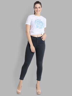 high rise ankle length jeans - 16544591 - Standard Image - 5