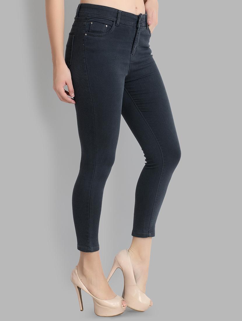 high rise ankle length jeans - 16544591 - Zoom Image - 2