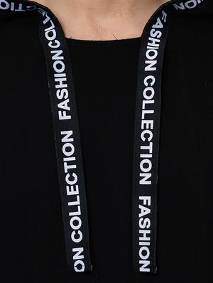 black taped t-shirt - 16544819 - Standard Image - 5
