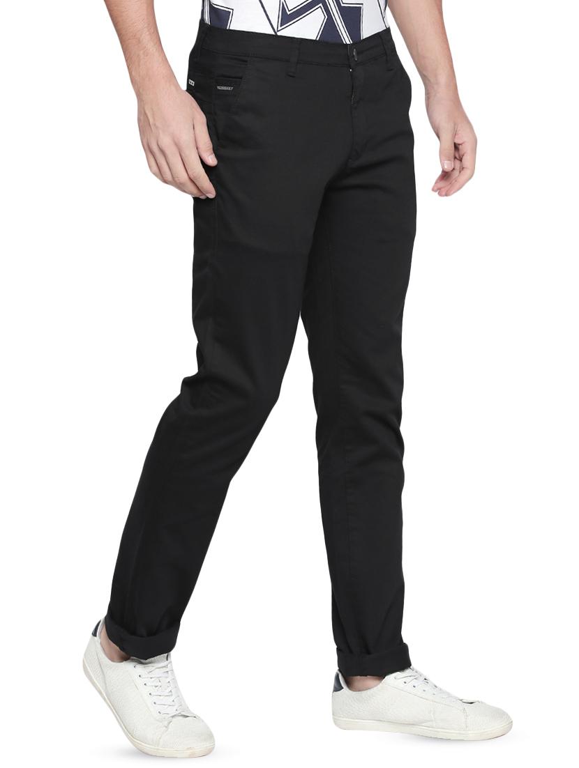 black solid chinos - 16545465 - Zoom Image - 2