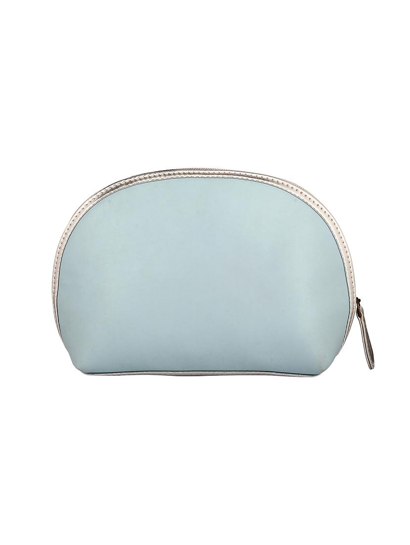 blue leatherette (pu) pouch clutch - 16545538 - Zoom Image - 2