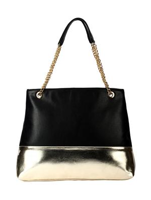 black leatherette (pu) regular handbag - 16545579 - Standard Image - 2