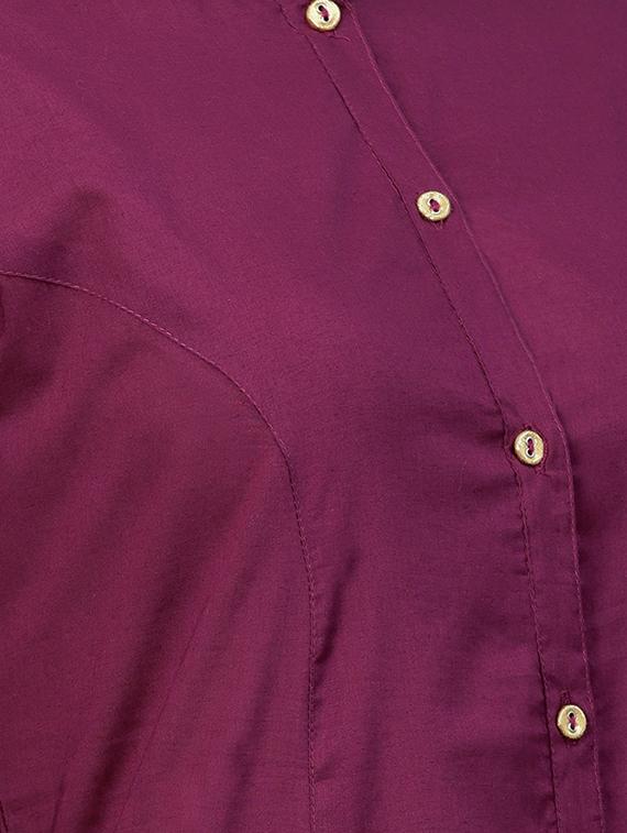 solid kurta palazzo set - 16546093 - Zoom Image - 5