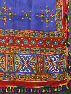 multi colored cotton flared lehenga - 16547268 - Standard Image - 5
