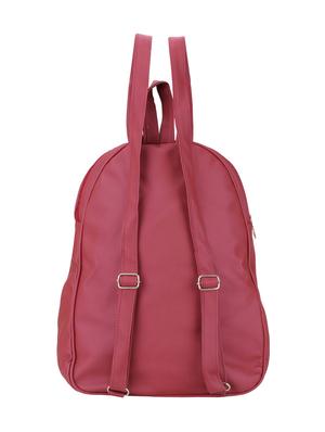 pink leatherette (pu) regular backpack - 16547611 - Standard Image - 2