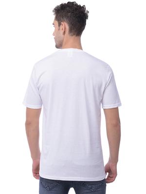 white chest print t-shirt - 16547705 - Standard Image - 2
