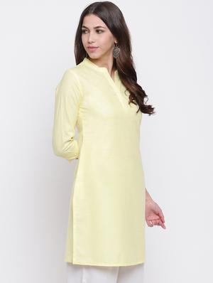 solid silk a-line kurta - 16548051 - Standard Image - 2
