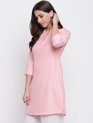 solid silk a-line kurta - 16548053 - Standard Image - 2