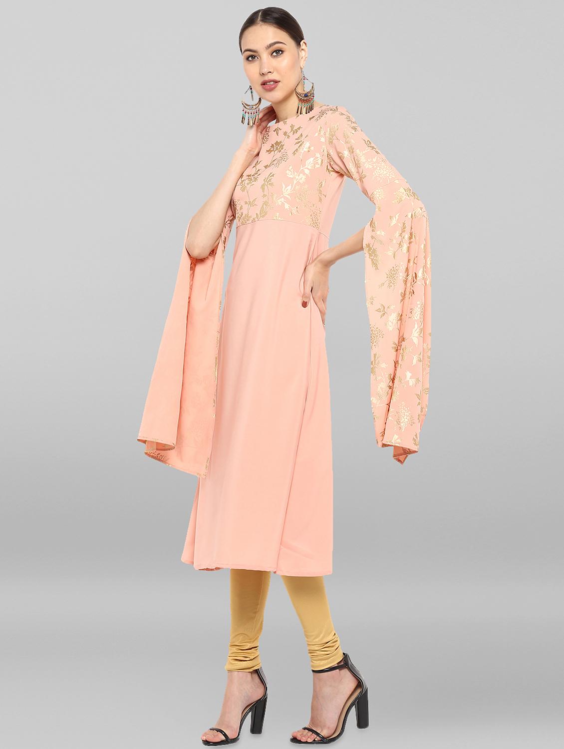 pastel a-line kurta - 16548731 - Zoom Image - 2