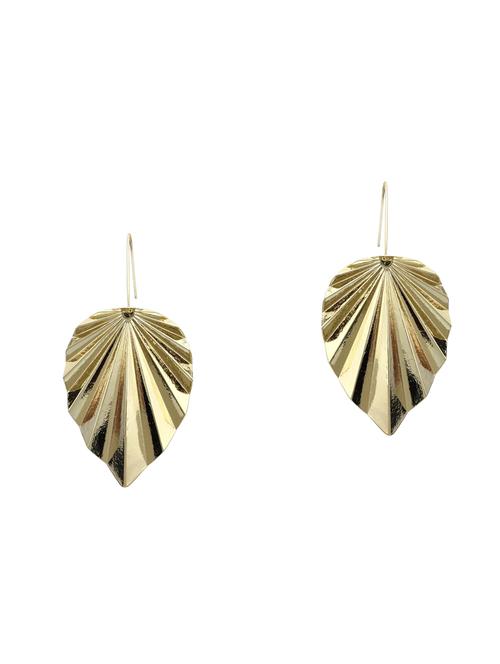 gold zinc drop earring - 16548971 - Standard Image - 1