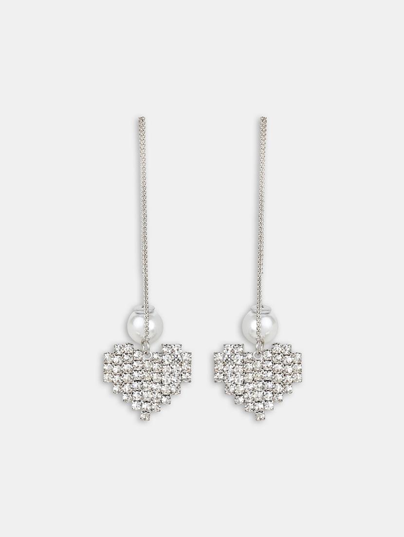 silver drop earring - 16549033 - Zoom Image - 2