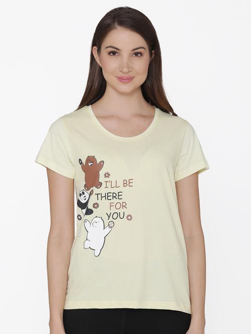 round neck quirky print tee - 16550053 - Very Small Image - 1