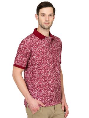 red printed t-shirt - 16551554 - Standard Image - 2