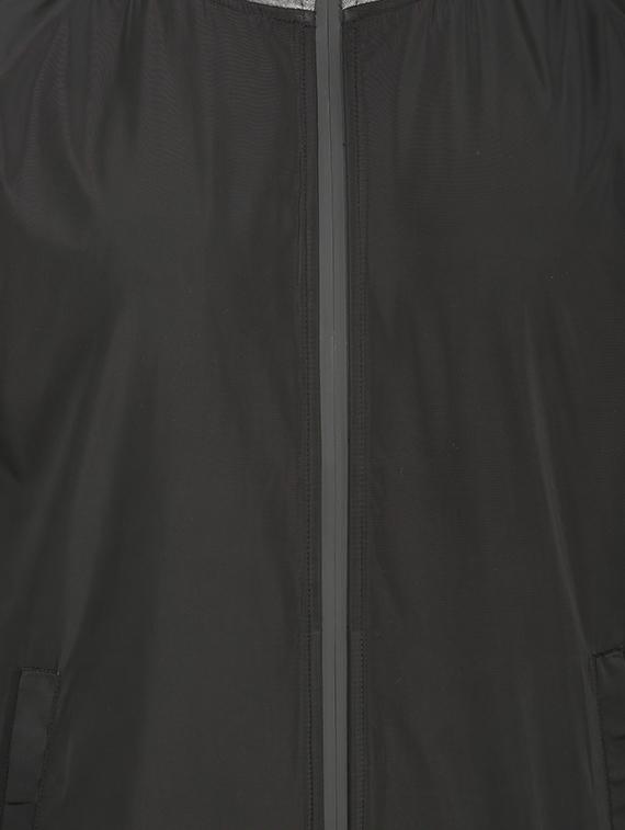 black solid casual jacket - 16551669 - Zoom Image - 5