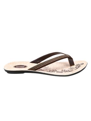 unistar brown slippers flip flops - 16551882 - Standard Image - 2