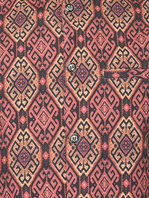multi colored printed nehru jacket - 16552150 - Standard Image - 5