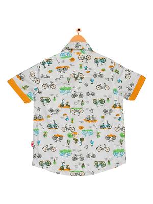 white cotton shirt - 16553035 - Standard Image - 2