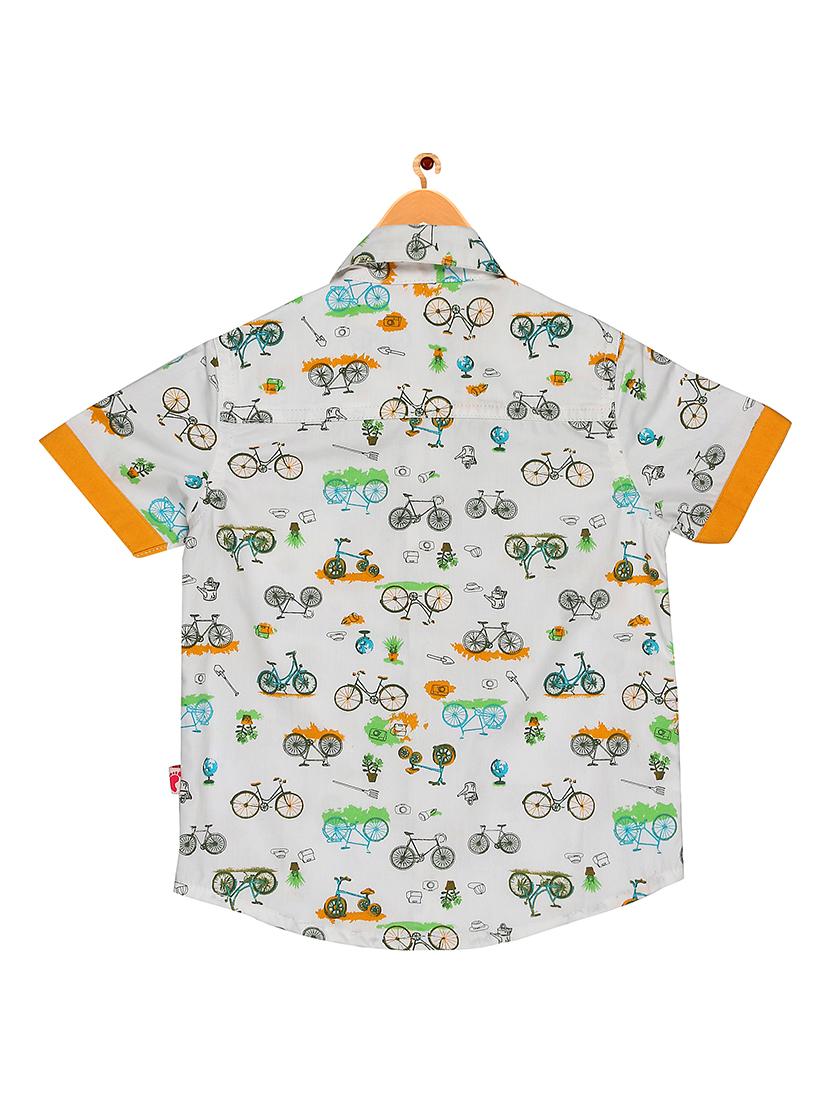white cotton shirt - 16553035 - Zoom Image - 2