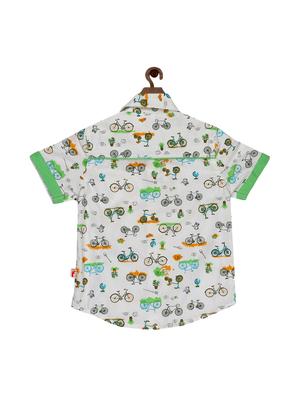 white cotton shirt - 16553040 - Standard Image - 2