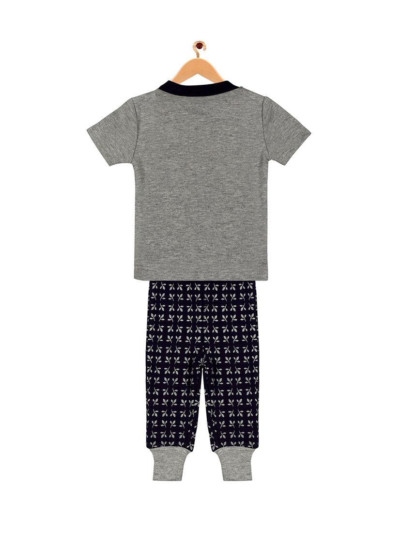 grey cotton full length set - 16553042 - Zoom Image - 2
