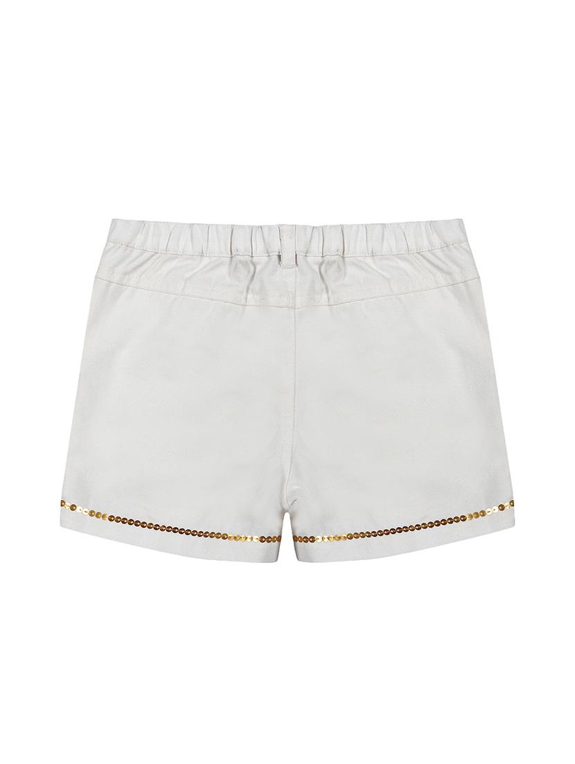 white cotton shorts - 16553054 - Zoom Image - 2