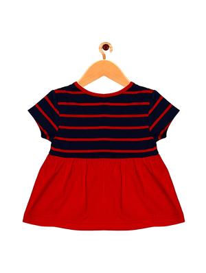 round neck striped top - 16553057 - Standard Image - 2
