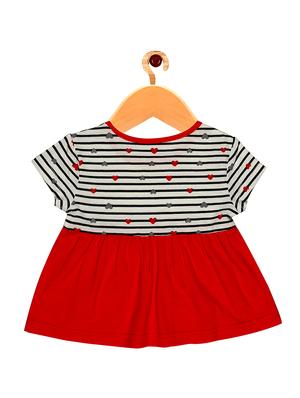 round neck striped top - 16553058 - Standard Image - 2