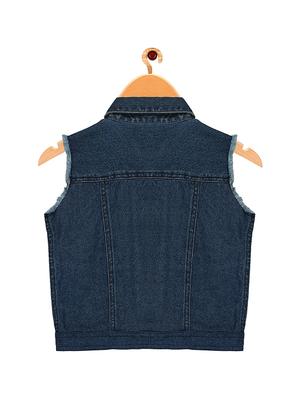 dark blue denim jacket - 16553060 - Standard Image - 2