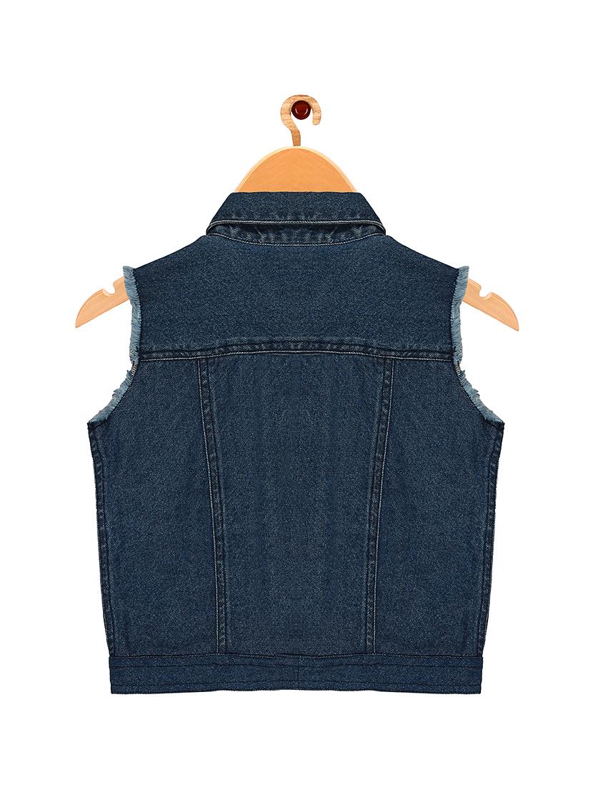 dark blue denim jacket - 16553060 - Zoom Image - 2
