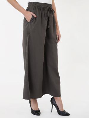 drawstring waist solid palazzo - 16553625 - Standard Image - 2