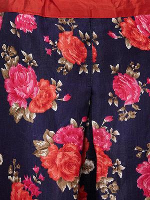floral flared lehenga - 16554764 - Standard Image - 5