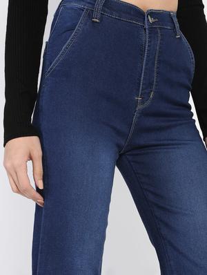high rise stone washed jeans - 16554928 - Standard Image - 5