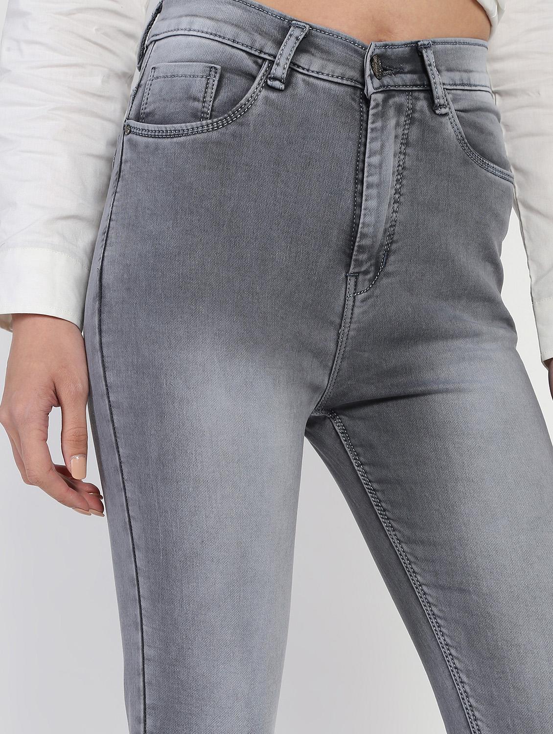 high rise stone washed jeans - 16554935 - Zoom Image - 5