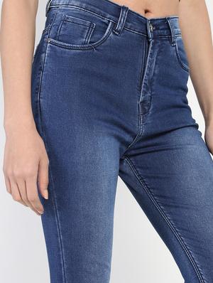 high rise stone washed jeans - 16554937 - Standard Image - 5
