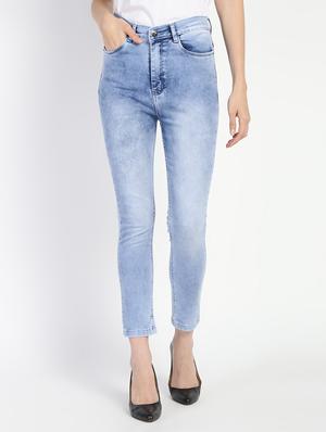 high rise stone washed jeans - 16554959 - Standard Image - 2
