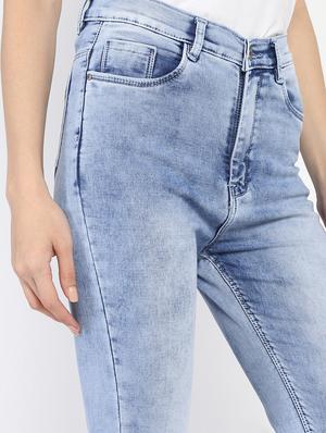 high rise stone washed jeans - 16554959 - Standard Image - 5