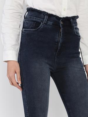 high rise stone washed jeans - 16554963 - Standard Image - 5