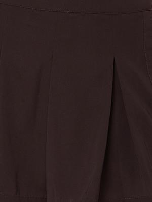 high rise pleated hot pants short - 16555154 - Standard Image - 5