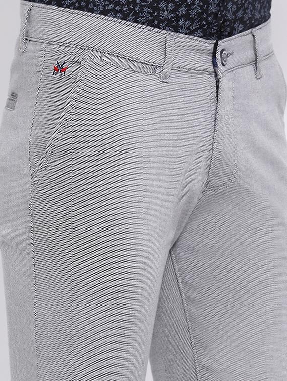 grey textured chinos - 16556016 - Zoom Image - 5