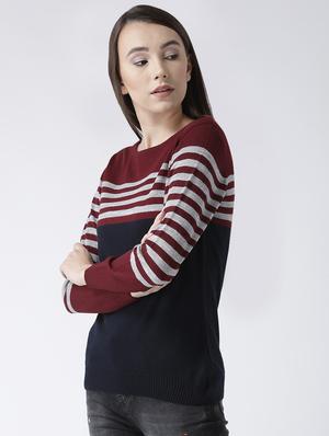 long sleeved solid pullover - 16556825 - Standard Image - 2