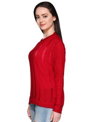long sleeved solid pullover - 16556837 - Standard Image - 2