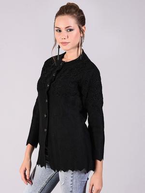 long sleeved wool cardigan - 16556922 - Standard Image - 2