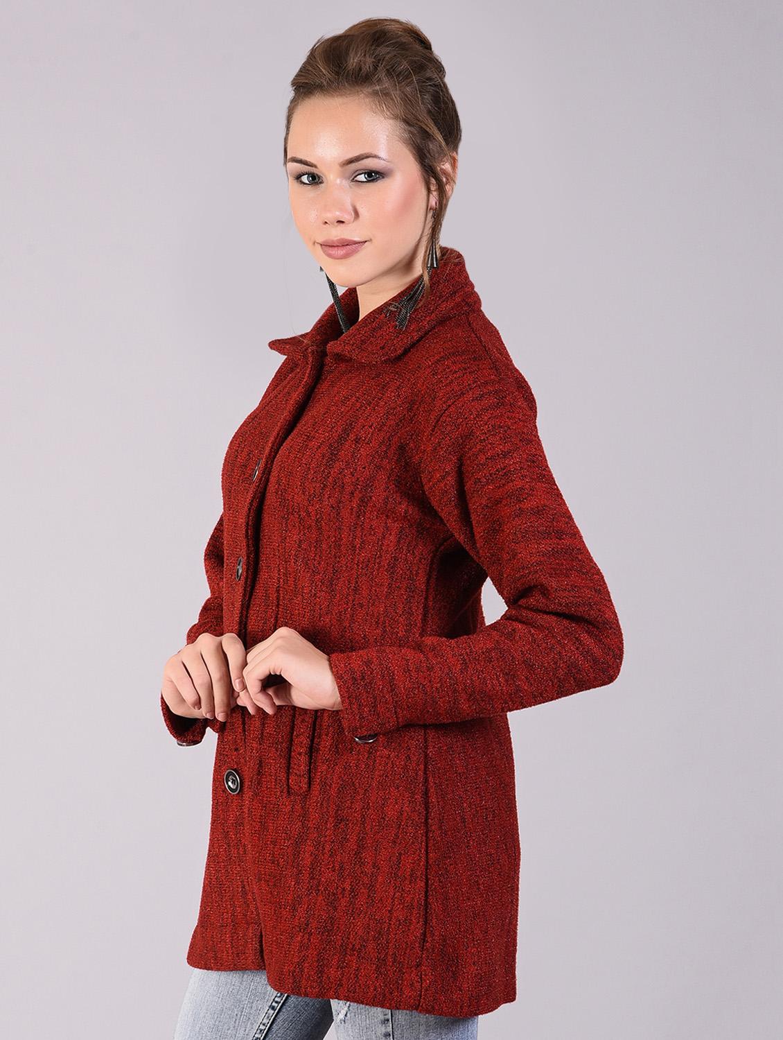 long sleeved wool cardigan - 16556923 - Zoom Image - 2